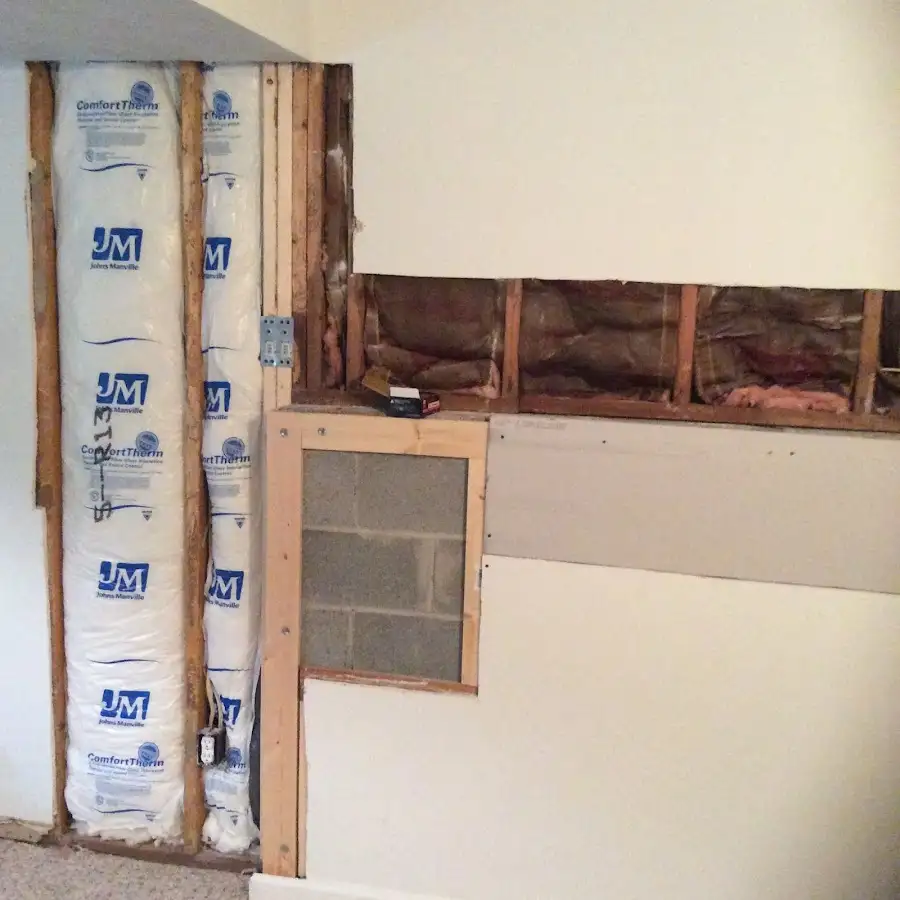 Wall insulation replacement during Structural Drying in Brookshire
